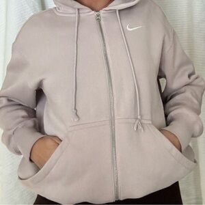 Nike Women's Soft Lavender Zip-Up Hoodie